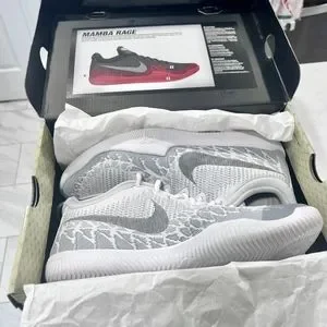 Nike Kobe Bryant Mamba Rage Shoes Men\'s Sz 12 US 46 EUR Pure Platinum Low Top Shoes | Nike Kobe Bryant Mamba Rage Shoes Mens Sz 12 Us 46  main image 2